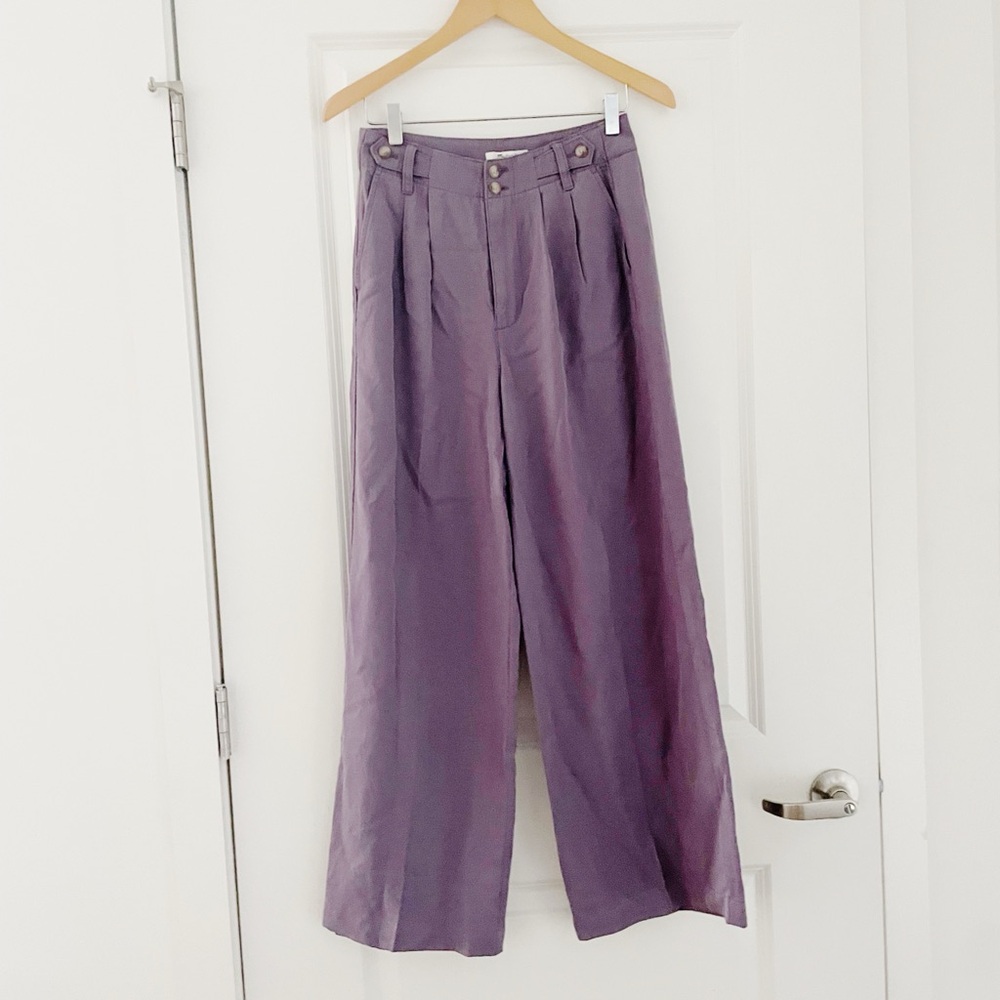 Madewell Black and Gray Wide-Leg Pants - Picture 5 of 12